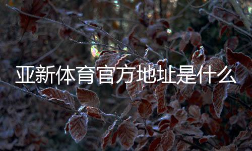 亚新体育官方地址是什么?最新官网入口、验证方法与访问技巧详解