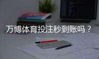 万博体育投注秒到账吗?到账时间、影响因素与常见问题解决全解析