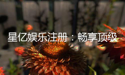 星亿娱乐注册:畅享顶级棋牌电游的尊贵体验