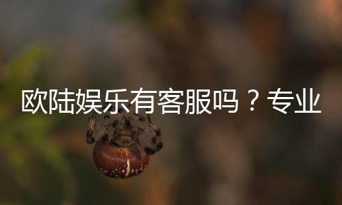 欧陆娱乐有客服吗?专业客服团队为您提供全天候服务
