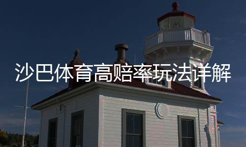 沙巴体育高赔率玩法详解:新手入门与实战投注技巧