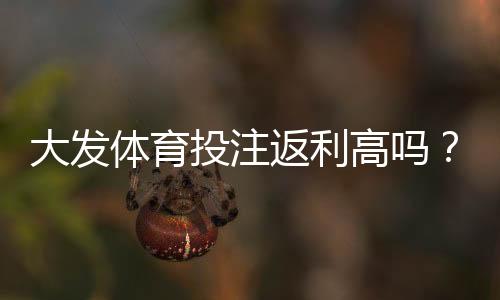 大发体育投注返利高吗?真实返利率对比、领取条件与避坑指南