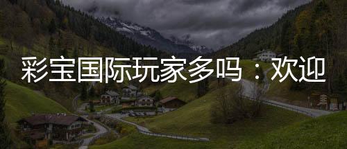 彩宝国际玩家多吗:欢迎探讨投注经验