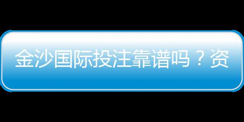 金沙国际投注靠谱吗?资深玩家亲测平台安全性与游戏体验