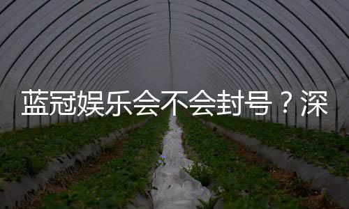 蓝冠娱乐会不会封号?深度解析平台风控与账号安全策略