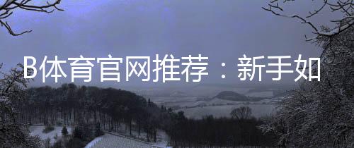B体育官网推荐:新手如何选择靠谱平台?安全、优惠与注册指南