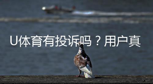 U体育有投诉吗?用户真实反馈与投诉处理流程解析
